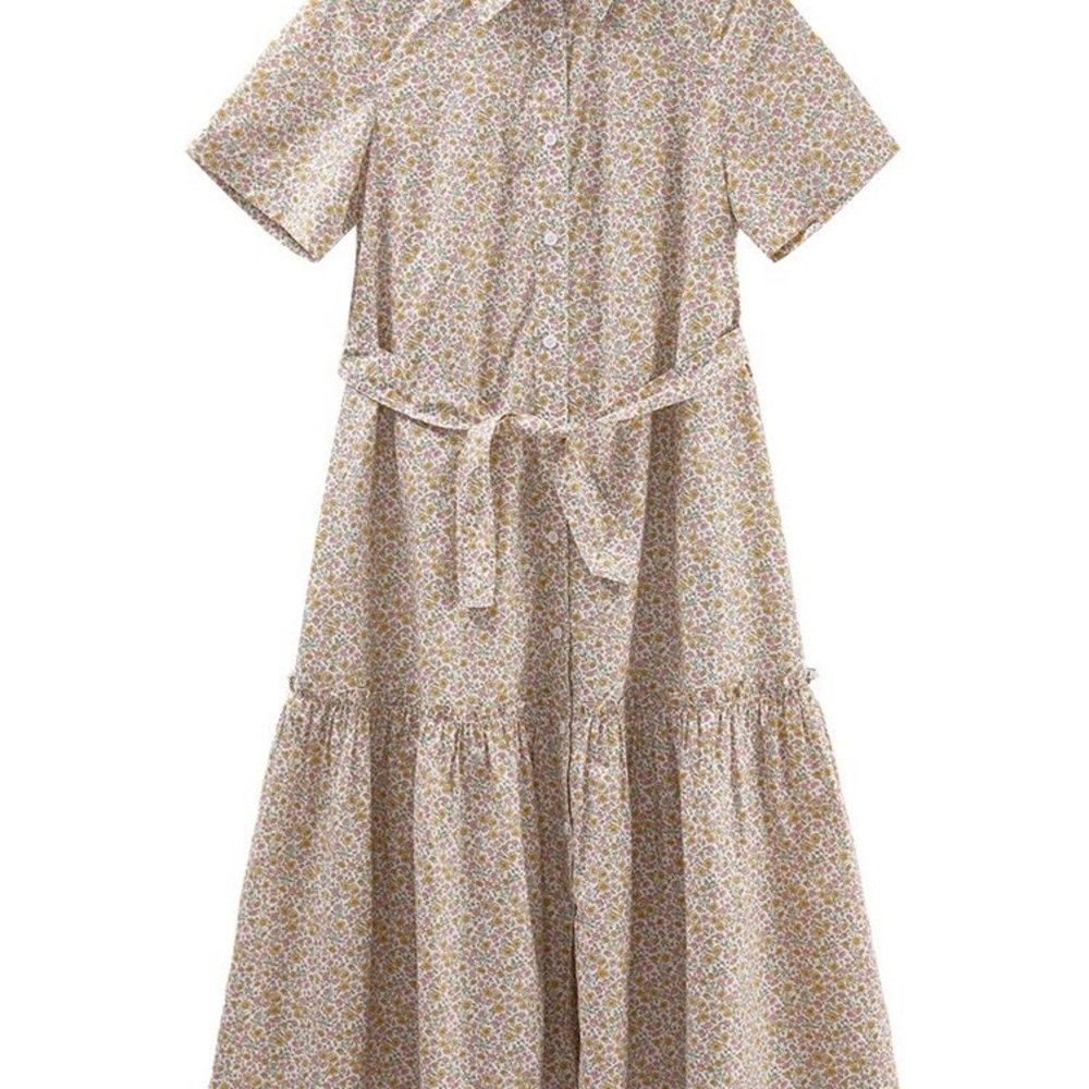 Liberty Floral Print Maxi Dress